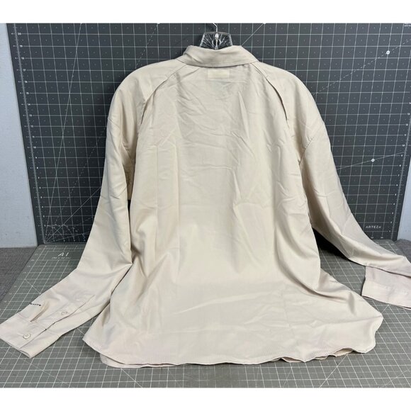 Columbia Women's Silver Ridge Utility Long Sleeve Shirt Sz. XL Beige - Picture 7 of 8